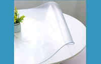 Rouleaux de film PVC transparents super grands de 2,4 m de diamètre, style tendance, pour nappes rondes – Vente en gros