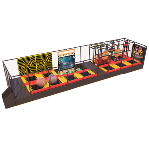 Zona de Juegos Interior Modular Flexible con Tobogán, Túnel y Red, Múltiples Formas de Juego - Product Image 1