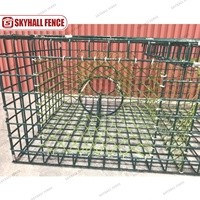 Piège à homards et crabes en acier soudé de grande taille, prix d'usine, pour usage récréatif et commercial