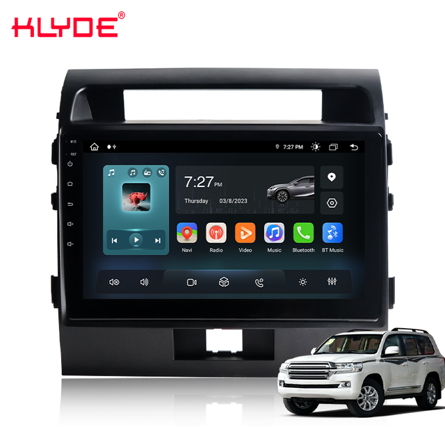 9"/10.1" Android Latest Version Auto Radio Carplay Stereo Head Unit for Toyota Land Cruiser USB Amplifier DVD DSP OBD2 TPMS RGB