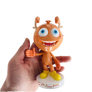 Mini figurines personnalisées en résine, modèle de poupée Bobble Head, figurines d'<span class=keywords><strong>action</strong></span> d'intérieur mignonnes, cadeau de décoration de bureau de Noël - Product Image 6