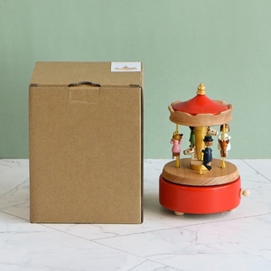 Ever Bright Girls' Happy Birthday Carrousel Music Box New Wood Rotating Ballet Dancer for Kids Perfect Birthday Gift - Product Image 6