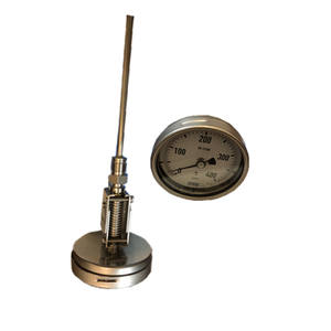 भाषा संगीन Bezel अंगूठी bimetal थर्मामीटर तापमान गेज के लिए वापस बढ़ते औद्योगिक - Product Image 2