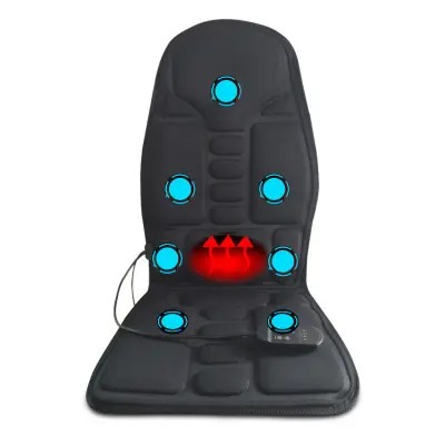 Home Office Gebruik Full Body Pain Relief Rugmassage Met Warmte, shiatsu Massage Stoel Pad Voor Nek En Rug Taille Heupen