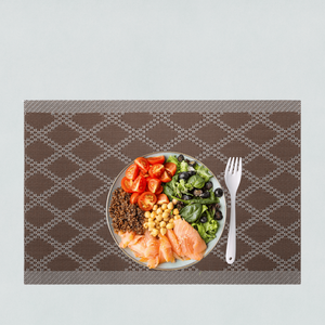 Tapete de aislamiento Jacquard simple Teslin mantel de alambre dorado jacquard PVC mantel Hotel Occidental mantel de mesa - Product Image 1