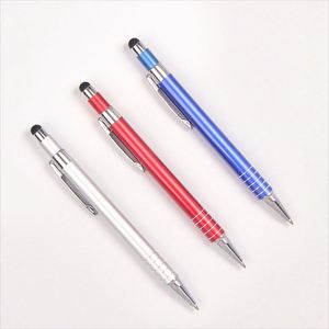 High Quality Wholesale Custom Logo Aluminum Ballpoint <b>Pen</b> Business Press for Stylus 0.7Mm Writing Promotional Features - Product Image 4