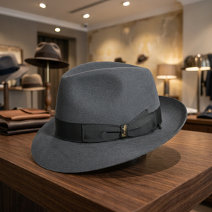 Genuine Leather Cowboy Hats BS International Custom Branded Unisex Casual <b>Travel</b> Headwear Leather Braided <b>Band</b> All Seasons - Product Image 1