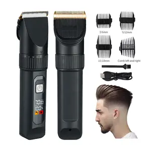 Professional Rechargeable Hair Trimmer Electric Hair Clipper For Beard