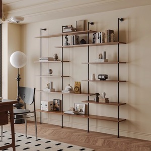 <span class=keywords><strong>Ripiano</strong></span> in ferro regolabile da parete in stile moderno minimalista italiano con 6 ripiani <span class=keywords><strong>mobili</strong></span> da soggiorno - Product Image 3