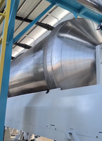 Machine de mélange pour la fabrication de lessive en poudre, moteur 18kW, capacité 100-1000L, garantie 1 an, télécommande