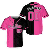 Jersey Baseball Pinstripe dengan Nama Tim dan Nomor Kustom, Jersey Baseball Kustom untuk Pria Wanita Remaja Anak, Jersey Pinstripe yang Dipersonalisasi