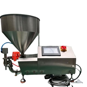 Semi-Automatic Rotor Lobe Pump 500ml <b>for</b> Powder Materials-Hard Peanut Butter Lid Balm Lotion Cream <b>Jam</b> Paste Honey Pouch Bag - Product Image 1