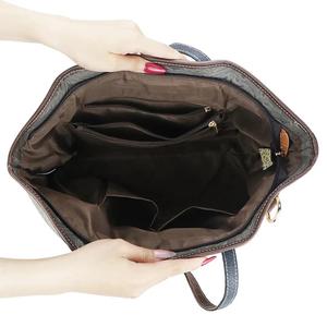 Sacs fourre-tout rétro AndoBag pour femmes, en cuir véritable, grande capacité, sac à main, sac bandoulière, sac à main à porter sur l'épaule, 3207 - Product Image 3
