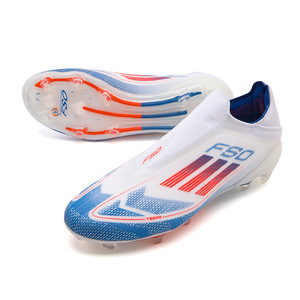 Zapatos de Fútbol de Nuevo Estilo para Adolescentes, Hombres y Mujeres, Antideslizantes, de Caña Alta, con Tacos Largos AG, para Césped, para Niños, Transfronterizos - Product Image 5