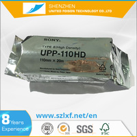 Rollo de papel térmico de ultrasonido de alto brillo Upp 110hg 110S para impresora Sony