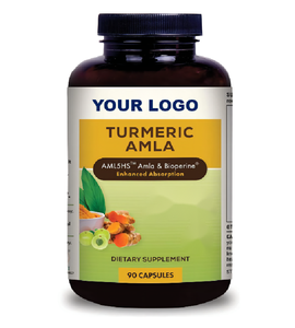 Capsules naturelles de curcumine de curcuma et d'huile d'<span class=keywords><strong>Amla</strong></span> avec bioperine pour la croissance des cheveux Suppléments à base de plantes pour adultes 60ct - Product Image 2