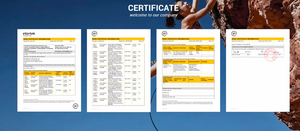 Mitaines de ski d'hiver imperméables de style classique de conception OEM, jaune néon - Product Image 5