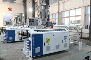 PVC Conical Twin Screw <strong>Extruder</strong> UPVC <strong>Plastic</strong> Extruding <strong>Machine</strong> - Product Image 5