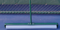 Raclette à roulettes pour terrains de tennis, cadre léger en alliage d'aluminium, éponge absorbante, finition vert foncé, pour écoles et clubs sportifs