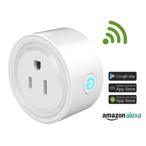 Prise de commande vocale Us Alexa Life App Wifi sans fil Prise d'alimentation intelligente