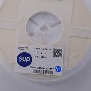Whole Sale RR2012 0805L1244FT 0805 2012 Resistors Chip Resistors SMD Resistors 1.24Mohm 1% 1/8W Thick Film Resistor - Product Image 1
