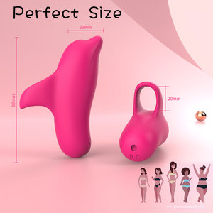 Hot Selling Women Wearable <strong>Dolphin</strong> Finger Vibrator Silicone Waterproof Women Masturbation Masturbation <strong>Adult</strong> <strong>Toys</strong> - Product Image 4
