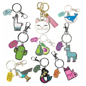Porte-clés vintage de luxe en forme de clé, en acier inoxydable, avec logo personnalisé, porte-clés en forme de cœur avec design blanc vierge pour gravure - Product Image 3