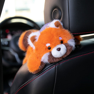 Peluche d'animal couché mignonne, poupée en peluche moelleuse, styles variés pour la décoration de table à la maison, cadeau pour enfants - Product Image 2
