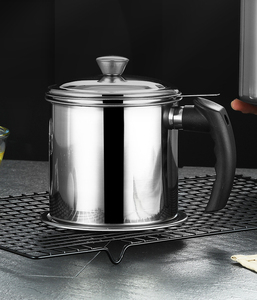 Separador de Grasa de Acero Inoxidable Syh579 al por Mayor con Malla Fina, Contenedor de Grasa para Freír y Colador de Bacon para Cocina - Product Image 4