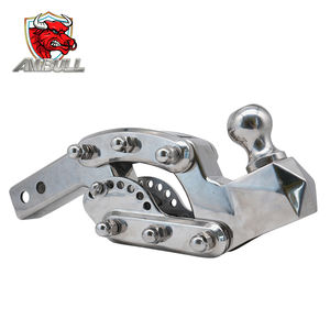 Ambull Factory Wholesale Heavy Duty Stainless Steel 4x4 Car Hitch Hook 2'' Ball Adjustable Height Trailer Arm Traction Hook - Product Image 3