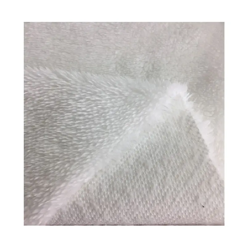 Súper suave cálido poliéster material de la manta de punto polar sherpa de tela de lana