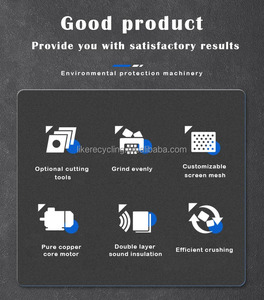 Sản lượng cao chất thải nhựa máy nghiền nhỏ Máy tái chế nhựa máy nghiền - Product Image 6