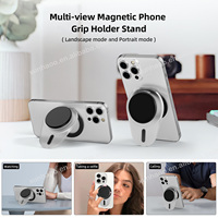 Support de téléphone magnétique rotatif à 360 degrés N52, support de smartphone flexible et réglable pour bureau, jeux, streaming vidéo