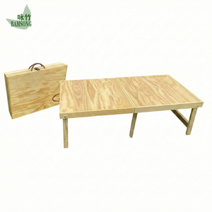 <span class=keywords><strong>Table</strong></span> de pique-nique <span class=keywords><strong>pliable</strong></span> en bambou, bureau de voyage portable style bohème avec hauteur réglable, style <span class=keywords><strong>valise</strong></span> pour <span class=keywords><strong>camping</strong></span> en plein air et plage - Product Image 1