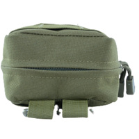 Sac de rangement suspendu Molle avec fermeture éclair, sac banane tactique étanche pour extérieur, pour rangement d'outils, avec cadre interne