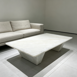 Plateau de table en bois massif à veines naturelles, base trapézoïdale, finition polie, écologique, épaisseur personnalisable pour salon, <span class=keywords><strong>chambre</strong></span>, hôtel - Product Image 2
