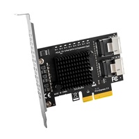 ZhenLoong SATA tarjeta de expansión 8 puertos SATA 3,0 conector PCI-e X4 PCIe 4X 6Gbps adaptador para PC IPFS 8 Disco Duro tarjeta de expansión