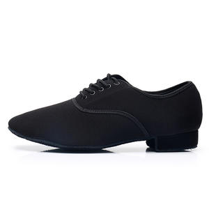 Scarpe da <span class=keywords><strong>ballo</strong></span> in latino da uomo scarpe Jazz in gomma Sole con stoffa Oxford <span class=keywords><strong>ballo</strong></span> liscio - Product Image 2