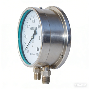 Manomètre différentiel à double aiguille NT-DG de haute qualité pour la mesure, avec raccordement inférieur, de fabrication experte - Product Image 4