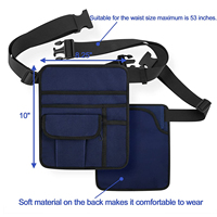 Sac de ceinture pour serveur de restaurant de qualité, sac de tablier pour serveur de restaurant avec ceinture réglable, porte-crayon, porte-chèque OEM
