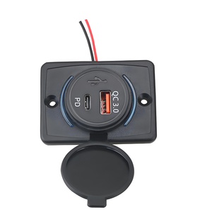 Chargeur USB pour voiture, charge rapide Type-C/Type-A 20W QC3.0 PD pour véhicule, bateau, bus - Product Image 6