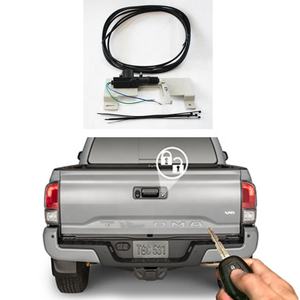 Protecteur de hayon arrière électrique universel en acier inoxydable avec verrouillage central de sécurité pour Tacoma Tundra - Product Image 1