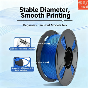 Filamento para Impresora 3D JINCCAI OEM de Alta Calidad, PLA Brillante en la Oscuridad, Doble Color, 1.75mm, 1kg, Multicolor, Blanco - Product Image 4