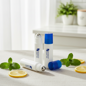 Botella Blanca de PP/PCR de 18 ml con Rodillo Metálico para Aliviar el Dolor de <span class=keywords><strong>Picaduras</strong></span> de Mosquitos, Nuevo Estilo, Sin Fugas - Product Image 1