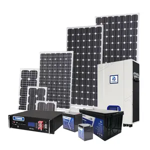 Tycorun 5kva 10kva घर सौर पैनल सौर ऊर्जा प्रणाली लागत मूल्य के साथ सभी ip65 आउटडोर सौर ऊर्जा प्रणाली 10kw baterie