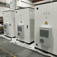 Kabinet Penyimpanan Energi All-In-One LiFePO4 BESS Modular Outdoor yang Dapat Dipasang, untuk Komersial dan Industri, Pendingin Udara, Proteksi IP55, 215KWh