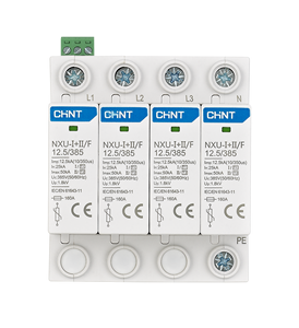 Chint NXU-I + II 12.5ka 275V 3P Loại 1 + 2 Tăng Bảo Vệ Công Nghiệp Hệ Thống Điện Chống Sét Cho Năng Lượng Mặt Trời Hệ Thống - Product Image 3