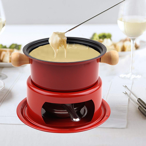 Ensemble de <span class=keywords><strong>fondue</strong></span> avec base à <span class=keywords><strong>viande</strong></span>, casserole, pot à <span class=keywords><strong>fondue</strong></span> au fromage - Product Image 6