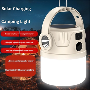ไฟ LED พลังงานแสงอาทิตย์สำหรับตั้งแคมป์ ชาร์จซ้ำได้ ใช้งานกลางแจ้ง แบตเตอรี่ใช้งานได้ 4-8 ชั่วโมง ใช้ในกรณีฉุกเฉิน ใช้ในเต็นท์ ใช้ในบ้าน ชาร์จผ่านพอร์ต Type-C - Product Image 3