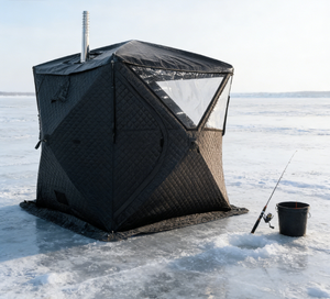 Carpa de Sauna Aislada Vanace para 6 Personas, Carpa Portátil para 4 Estaciones con Estufa de Leña para Uso en Invierno - Product Image 1